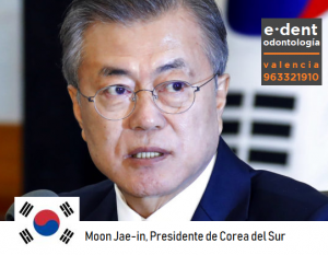 Presidente surcoreano pierde doce dientes